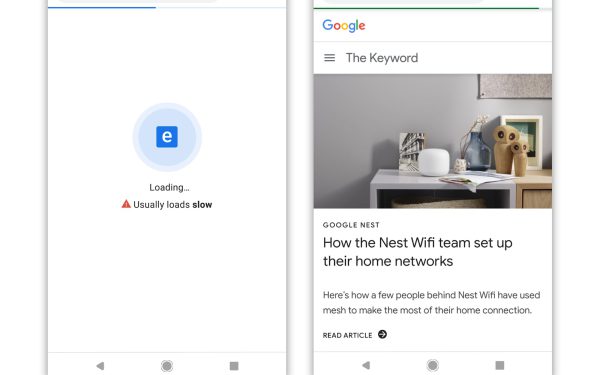 Google muestra aviso de páginas lentas